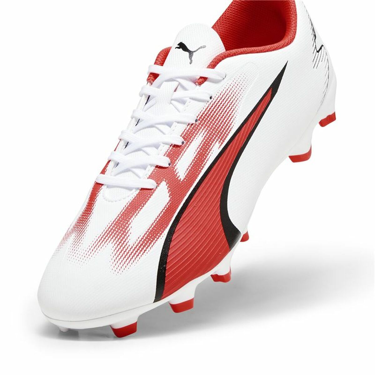Chuteiras para Adultos Puma Ultra Play FG/AG Branco Vermelho - EcoNest