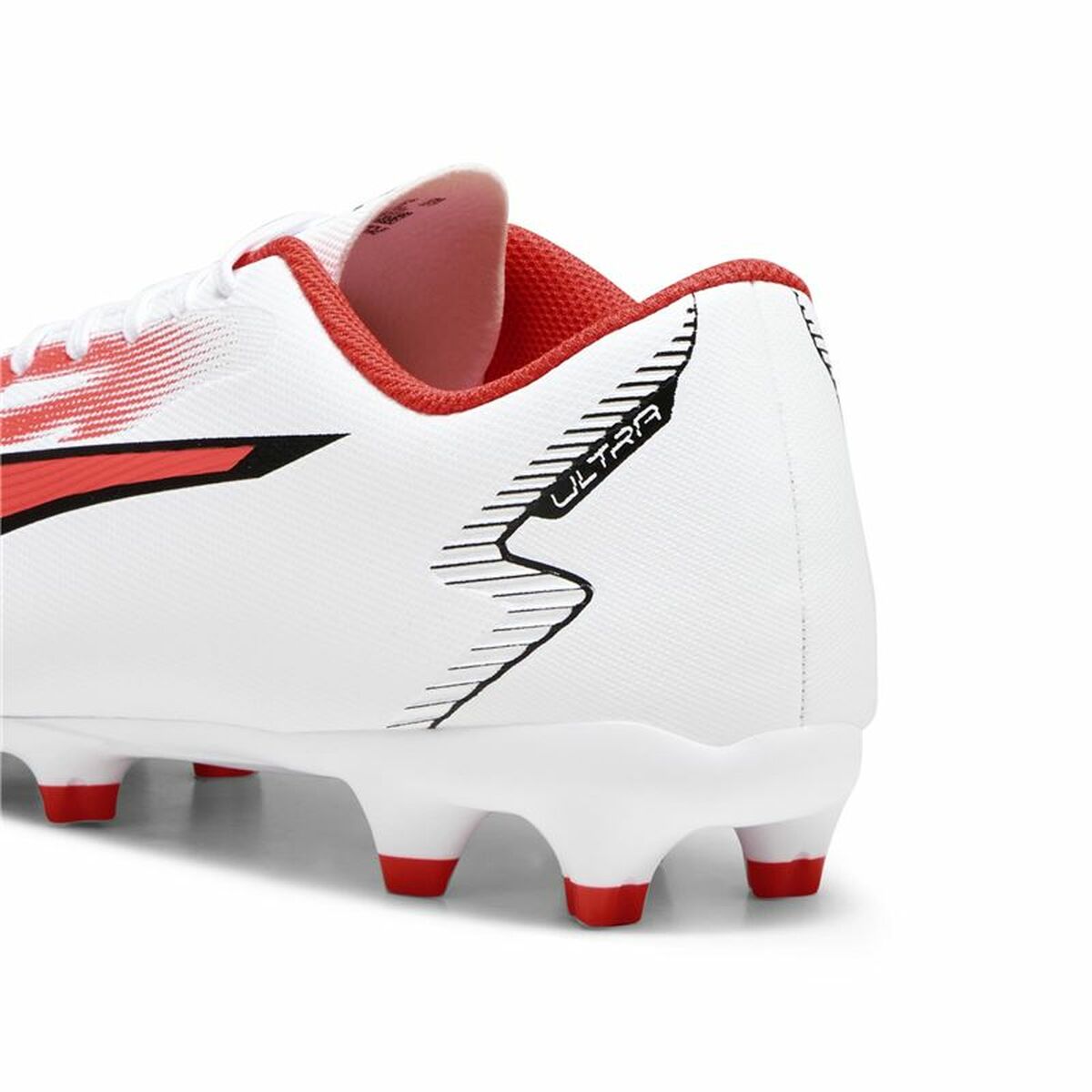 Chuteiras para Adultos Puma Ultra Play FG/AG Branco Vermelho - EcoNest