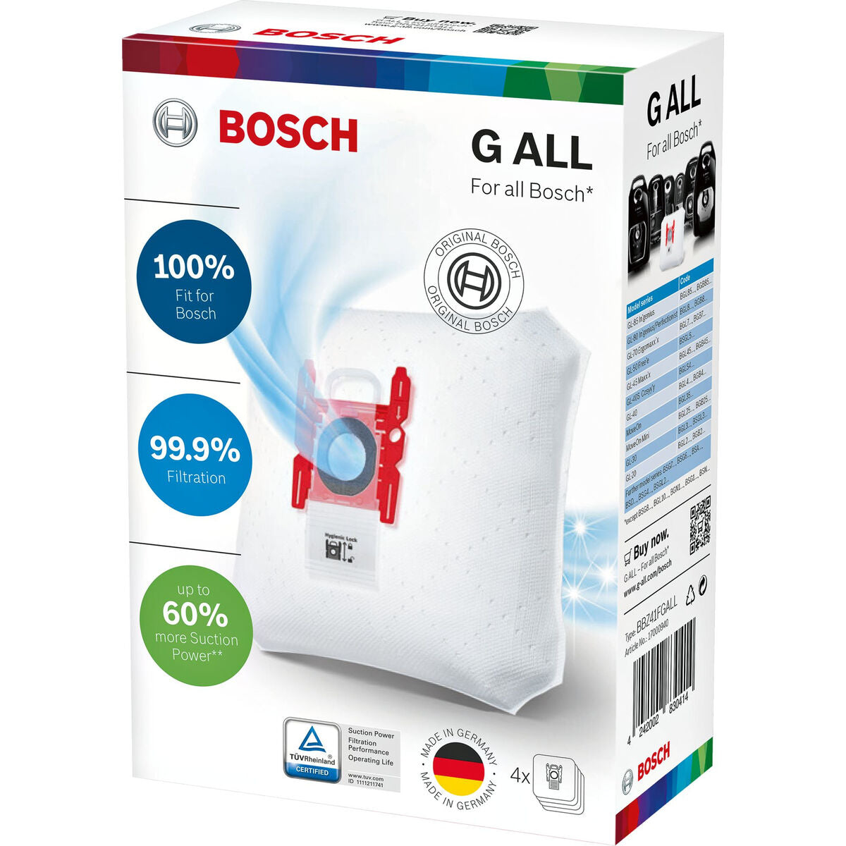 Bolsa Sobresselente para Aspirador BOSCH BBZ41FGALL - EcoNest