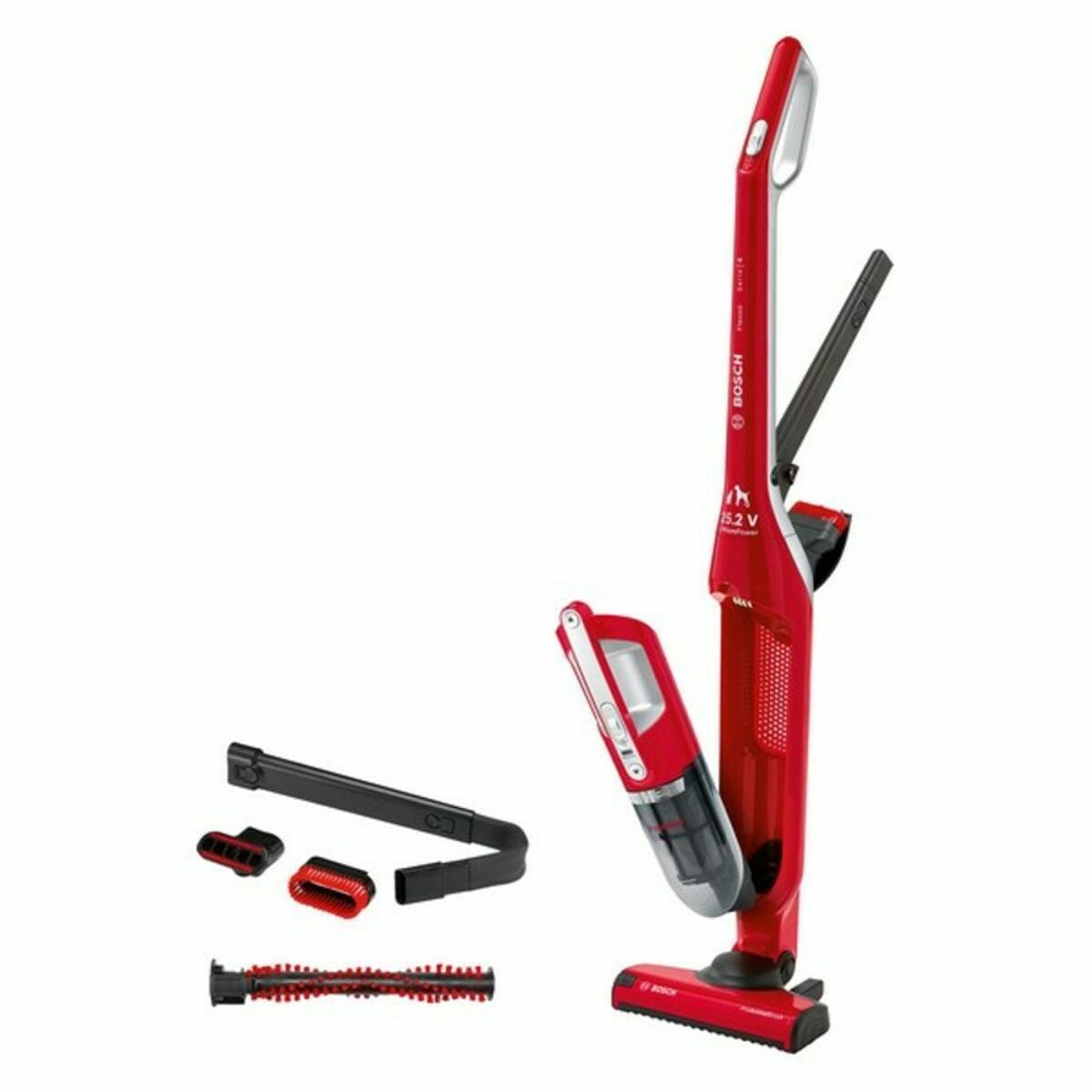 Escoba BOSCH BBH3ZOO25 0,4 L 25,2 V Rojo 26.5 x 18 x 115 cm