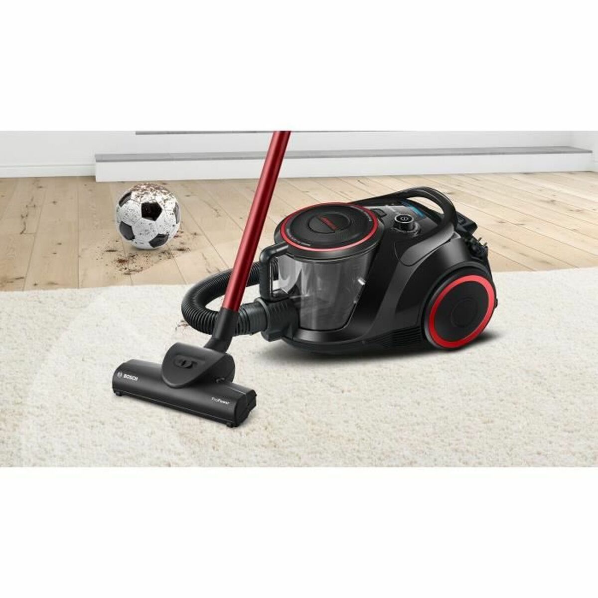 Aspirador BOSCH BGS41POW1 Preto Preto/Vermelho 700 W - EcoNest