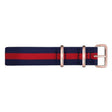 Correia para Relógio Paul Hewitt PH-SA-R-St-B-NR-20S Azul Vermelho - EcoNest