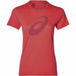 Camisola de Manga Curta Mulher Asics SS Graphic Vermelho - EcoNest