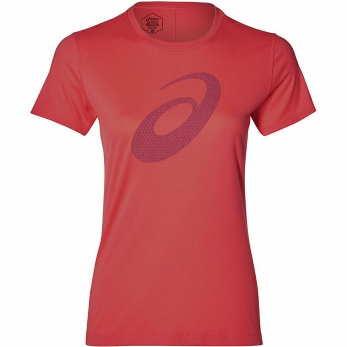 Camisola de Manga Curta Mulher Asics SS Graphic Vermelho - EcoNest