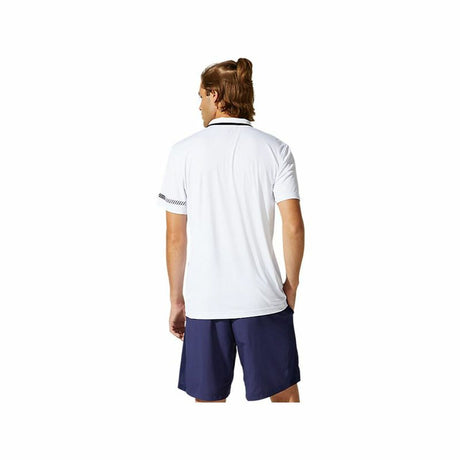 Polo de Manga Curta Homem Asics Court Branco - EcoNest