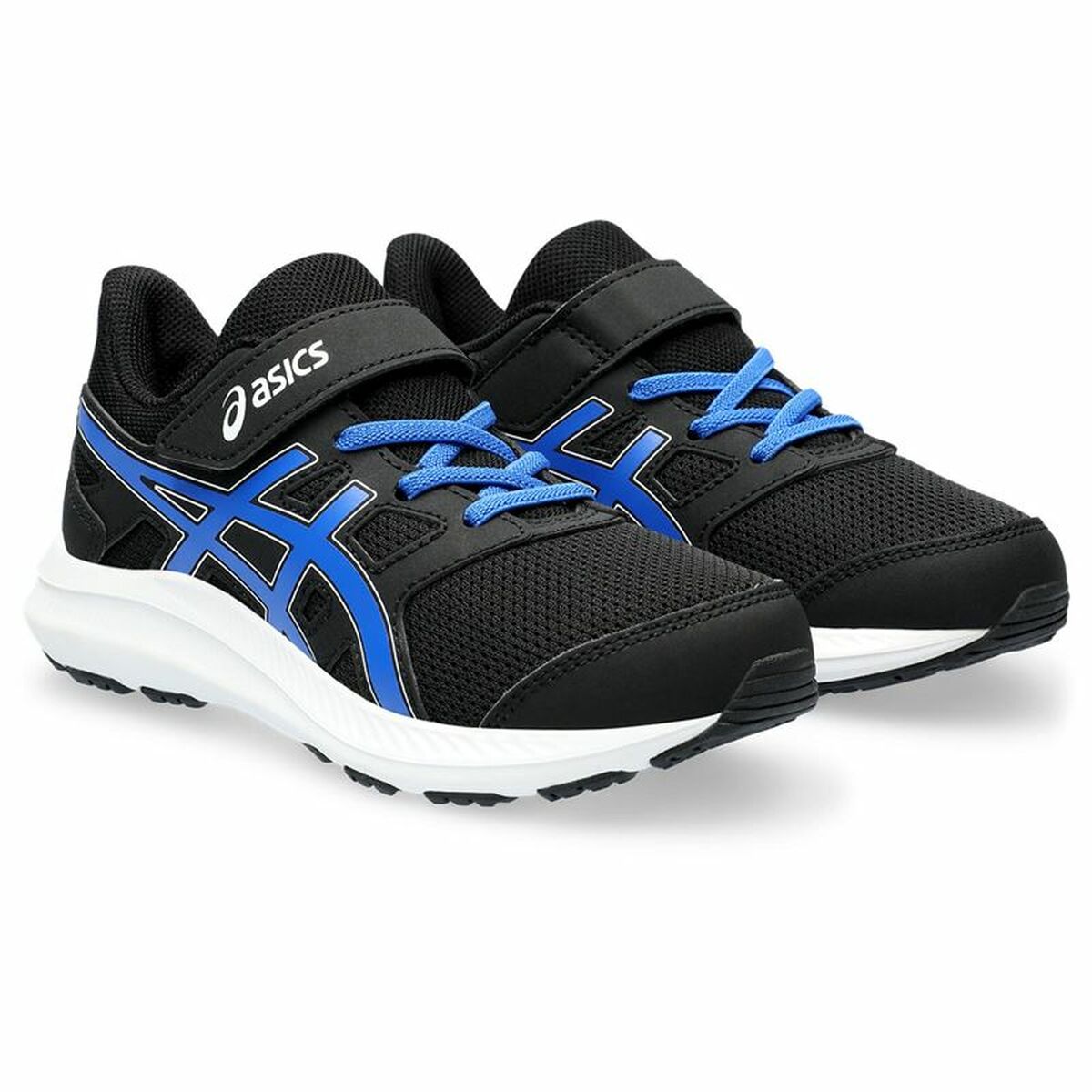 Sapatilhas de Running Infantis Asics Jolt 4 PS Azul Preto - EcoNest