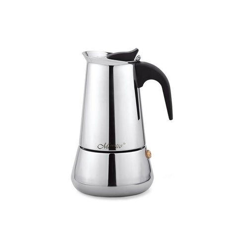 Cafeteira Italiana Feel Maestro MR-1660-4 Preto Prateado Aço inoxidável 18/10 200 ml 4 Kopjes - EcoNest