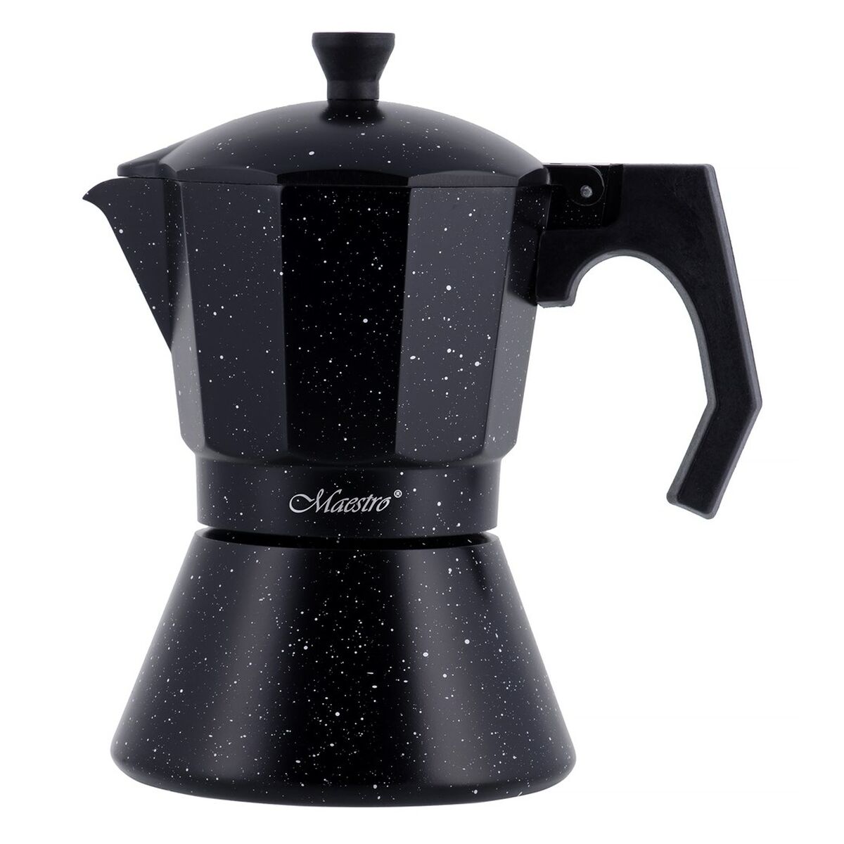 Cafeteira Italiana Feel Maestro MR-1667-6 Preto Granito Alumínio 300 ml 6 Copos - EcoNest