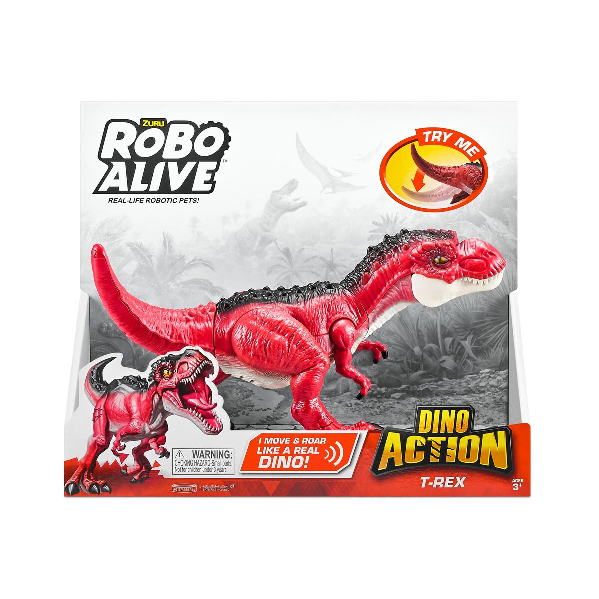 Dinossauro Zuru Robo Alive: Dino Action T- Rex Vermelho Figura articulada - EcoNest