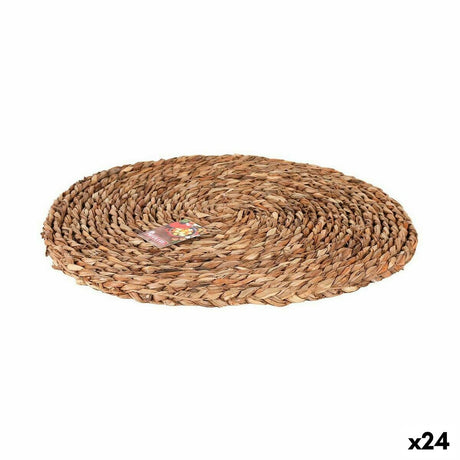 Individuais Privilege Castanho Ø 40 cm vime (24 Unidades) - EcoNest