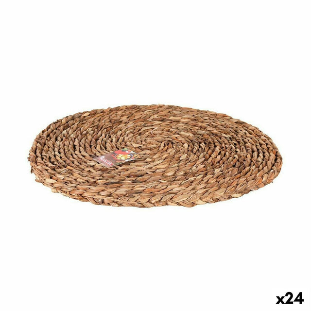 Individuais Privilege Castanho Ø 40 cm vime (24 Unidades) - EcoNest