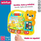 Libro interactivo infantil Winfun 26,5 x 4,5 x 23,5 cm ES (4 Unidades)