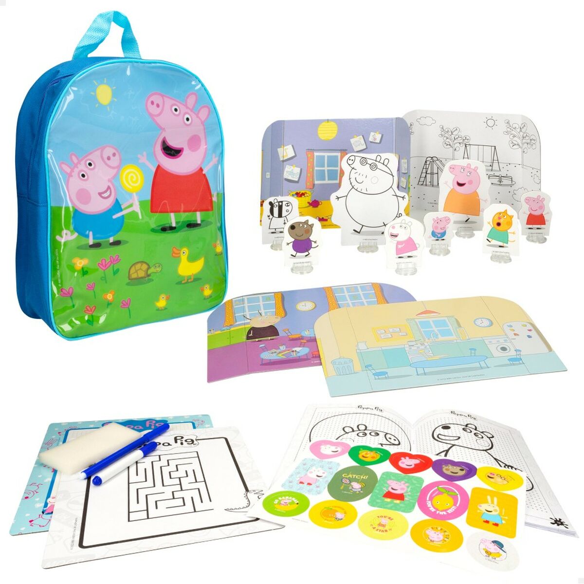 Jogo Educativo Peppa Pig 23 x 31 x 9 cm (6 Unidades)