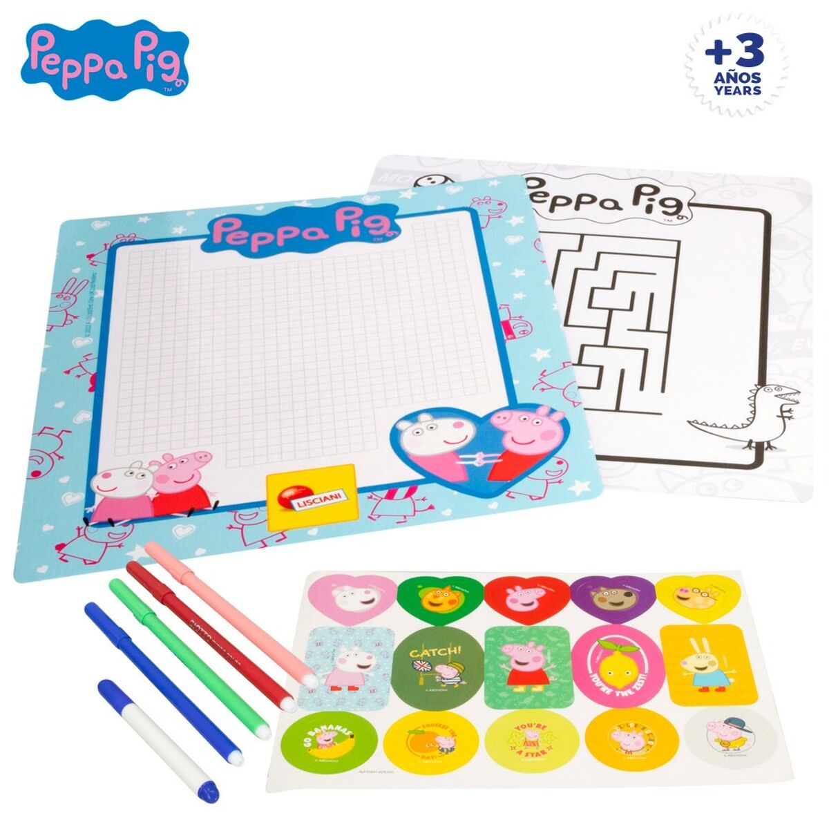 Jogo Educativo Peppa Pig 23 x 31 x 9 cm (6 Unidades)