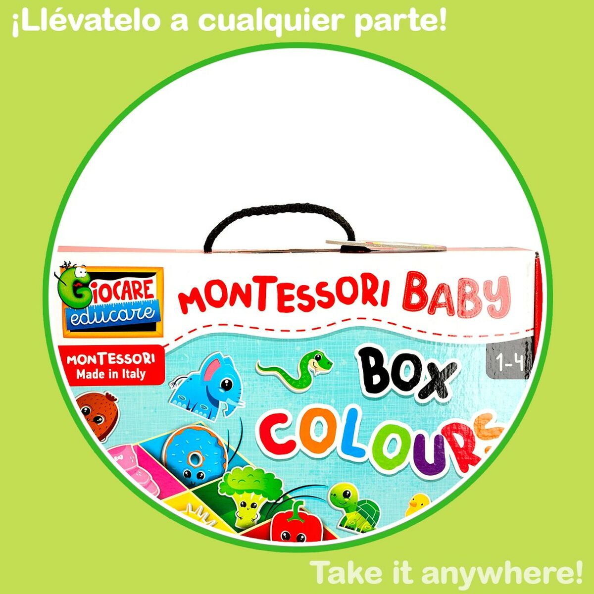 Juego Educativo Lisciani 26 x 6 x 26 cm Colores Método Montessori 61 Piezas 6 Unidades