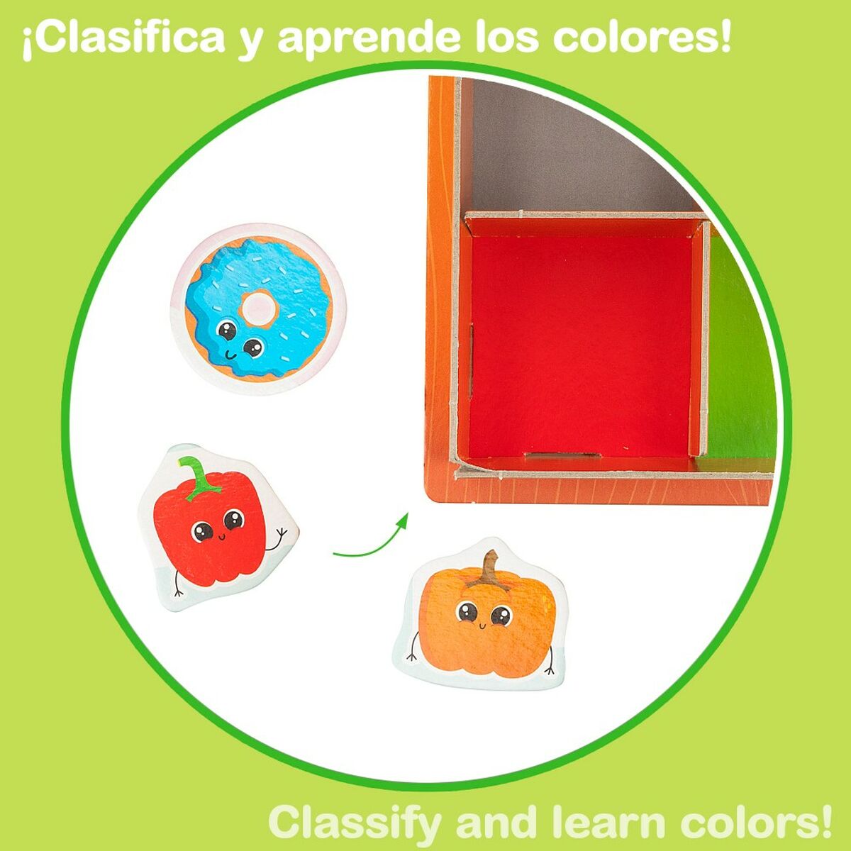 Juego Educativo Lisciani 26 x 6 x 26 cm Colores Método Montessori 61 Piezas 6 Unidades