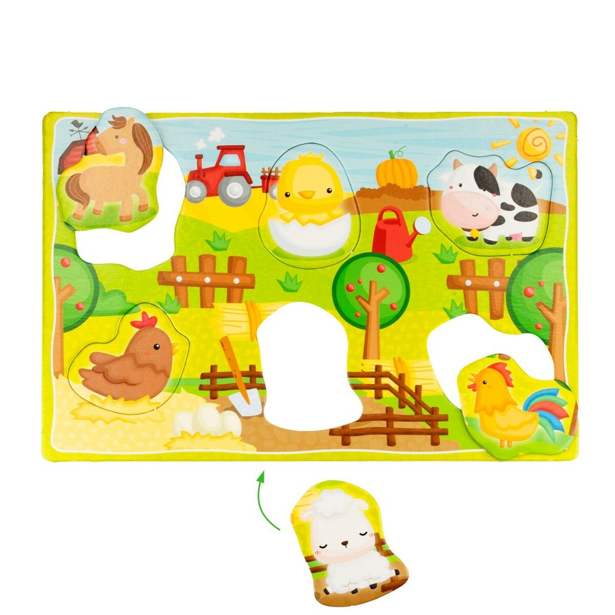 Juego Educativo Lisciani 26 x 6 x 26 cm Animales Método Montessori 67 Piezas 6 Unidades