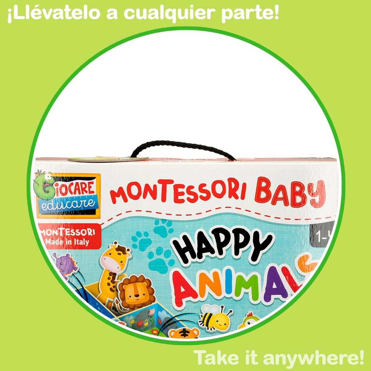 Juego Educativo Lisciani 26 x 6 x 26 cm Animales Método Montessori 67 Piezas 6 Unidades