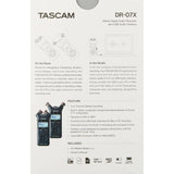 Gravador Tascam DR-07X Azul Preto - EcoNest