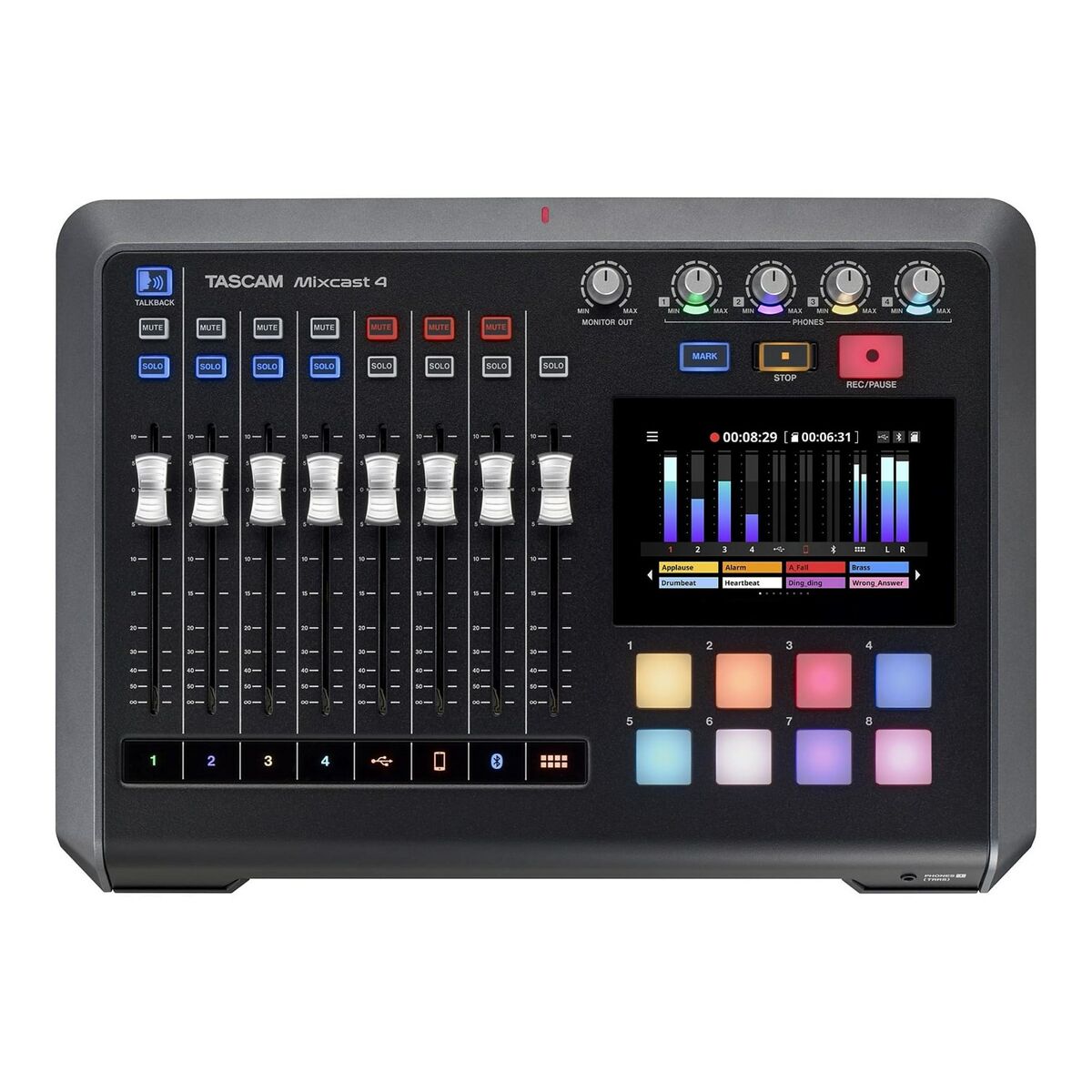 Mesa de DJ Tascam MIXCAST 4 - EcoNest