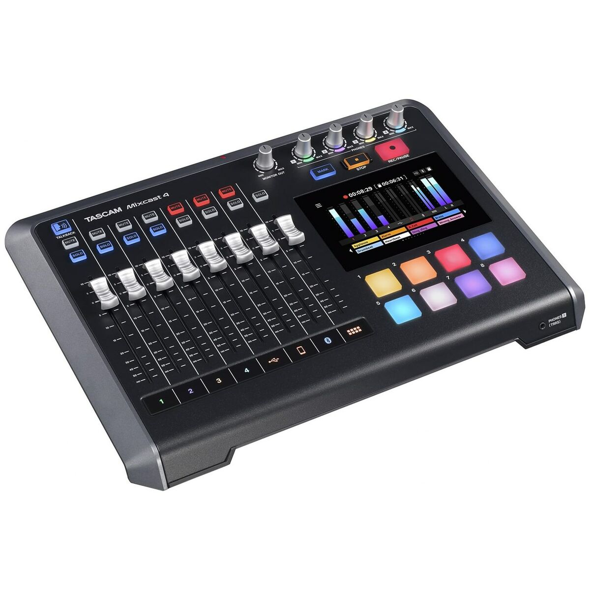 Mesa de DJ Tascam MIXCAST 4 - EcoNest