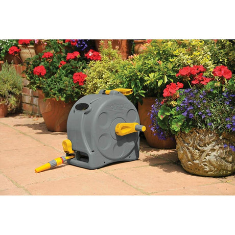 Porta-mangueira Hozelock Compact Reel 2415r0000 25 m PVC - EcoNest