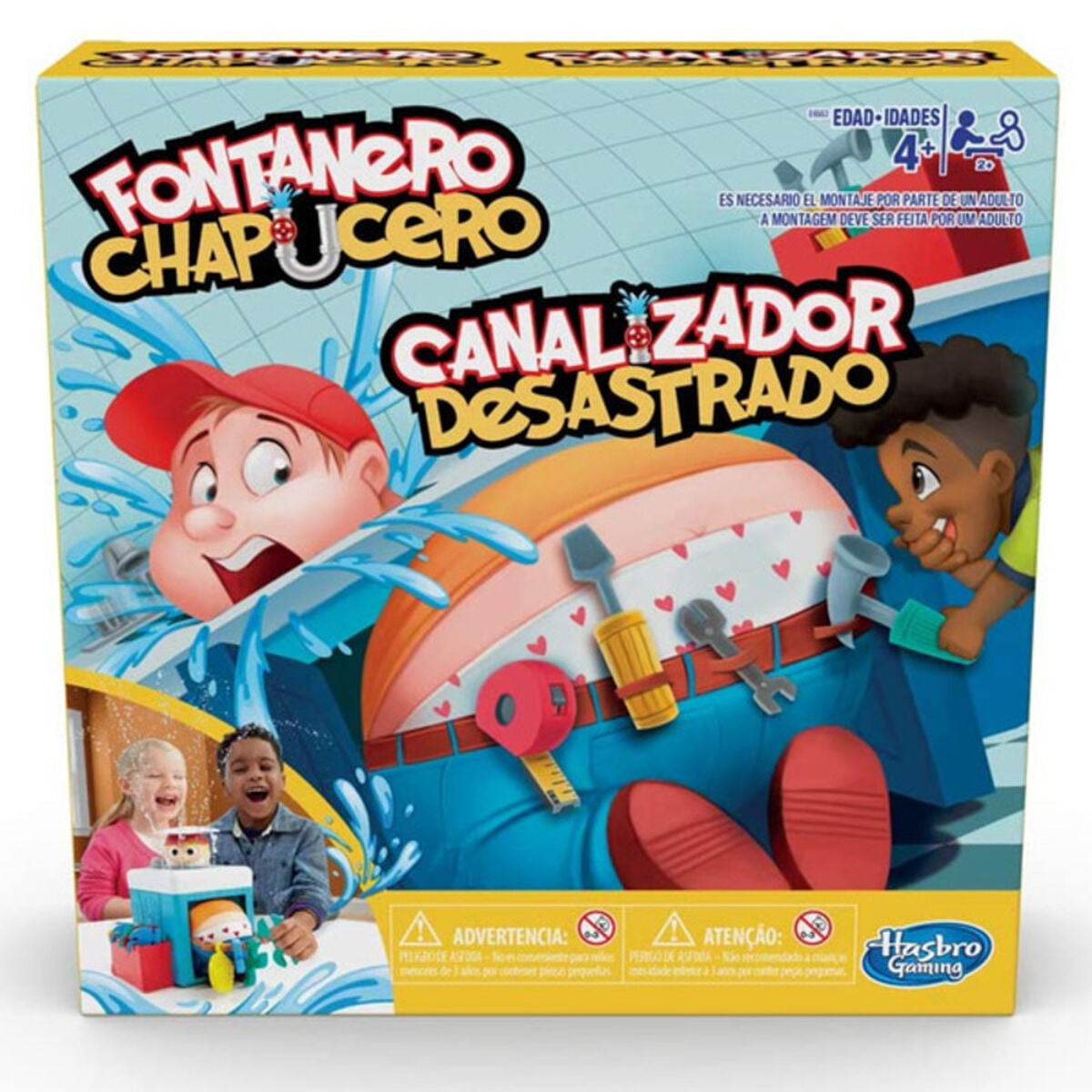 Jogo de Mesa Fontanero Chapucero Hasbro E6553675 - EcoNest