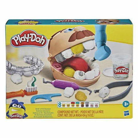 Jogo de Plasticina Play-Doh F1259 8 botes Dentista - EcoNest