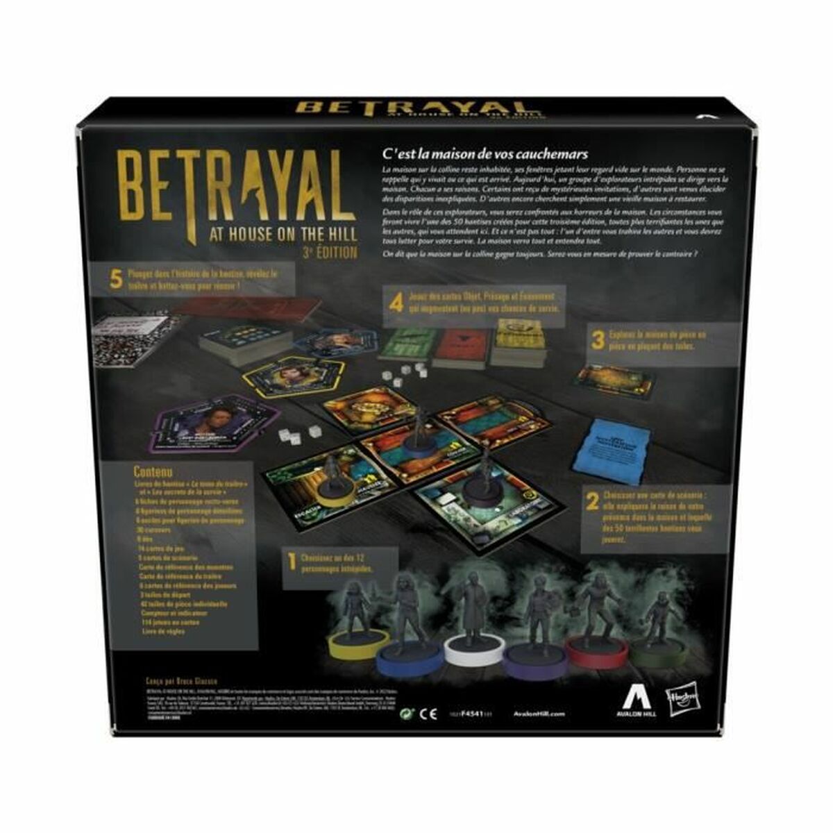 Jogo de Mesa Hasbro Betrayal at House on the Hill - EcoNest