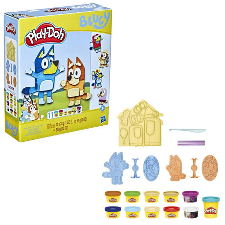 Jogo de Plasticina Hasbro Bluey 11 cores Multicolor - EcoNest