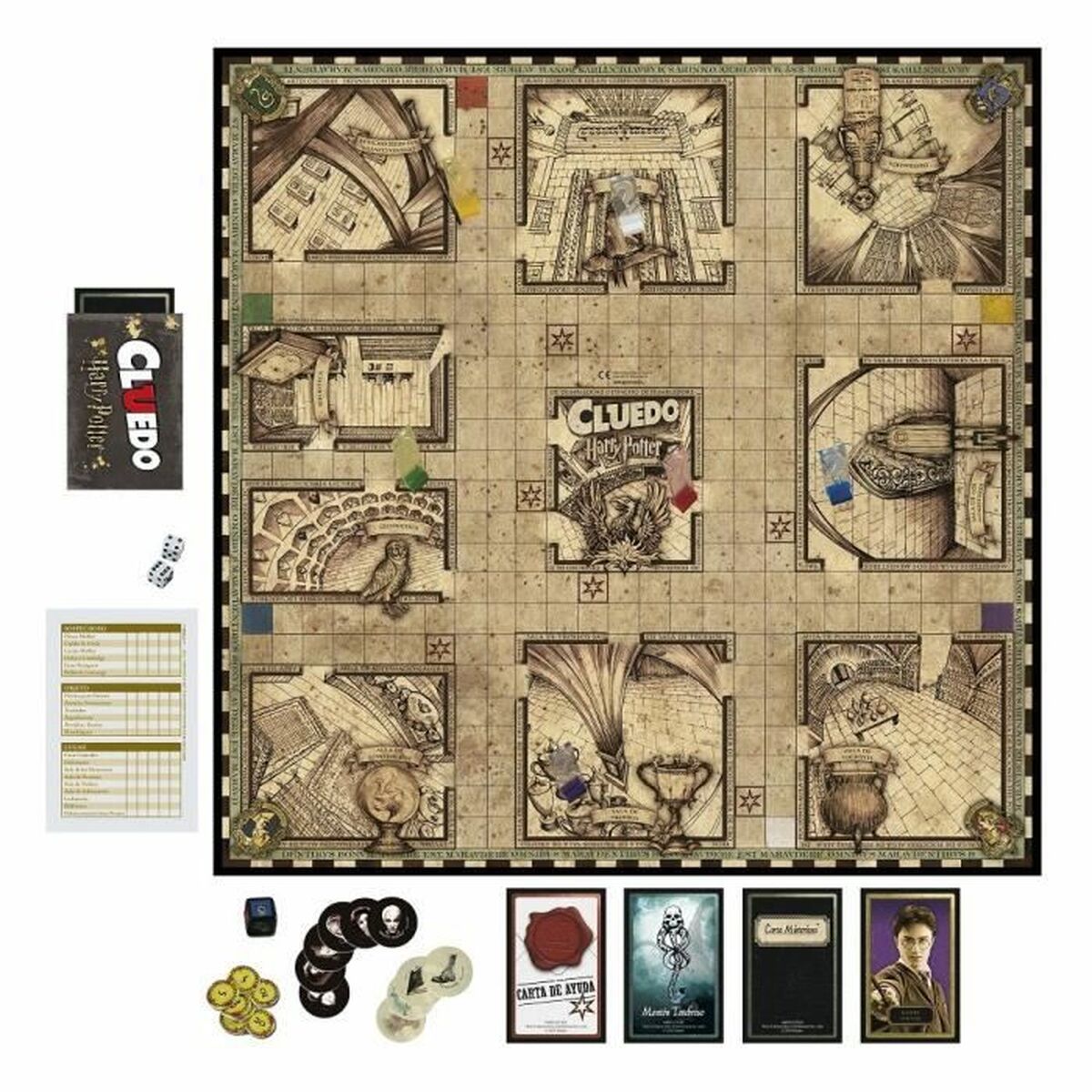 Jogo de habilidade Hasbro Cluedo Harry Potter (FR) - EcoNest