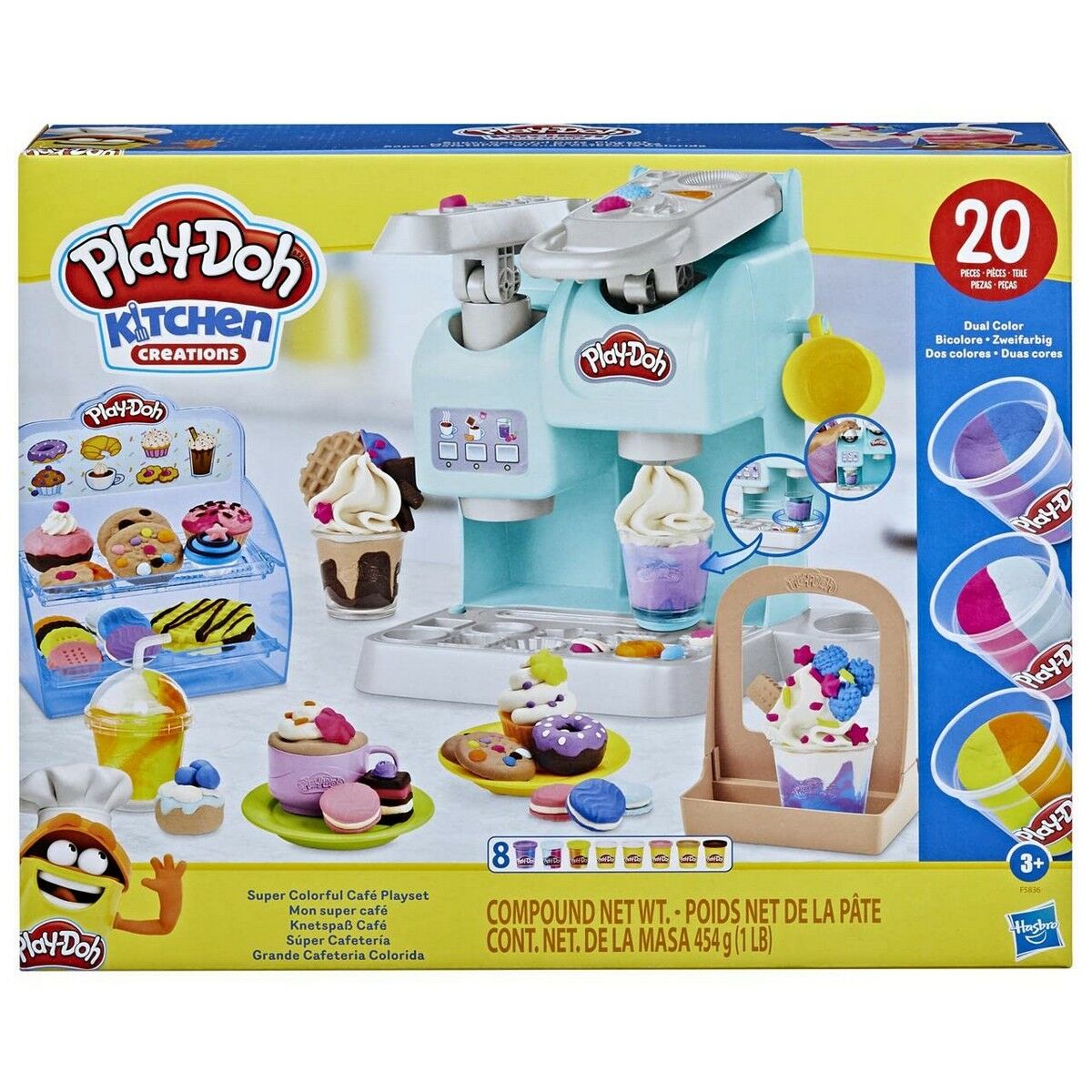 Jogo de Plasticina Play-Doh F58365L0 Plástico Poliuretano Multicolor 0,7 kg - EcoNest