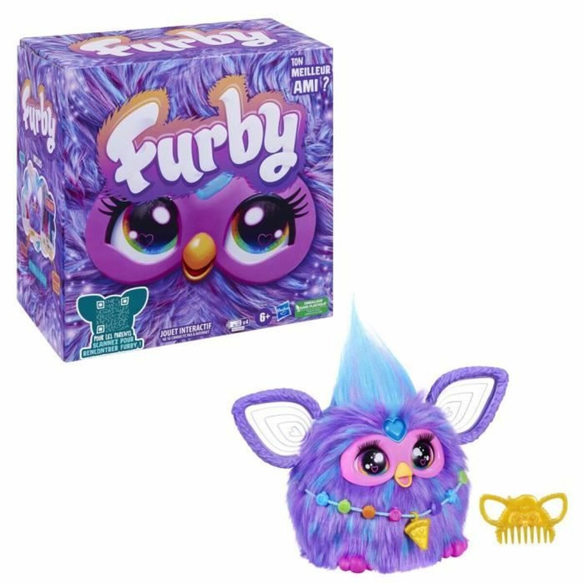 Animal de Estimação Interativo Hasbro Furby Roxo - EcoNest