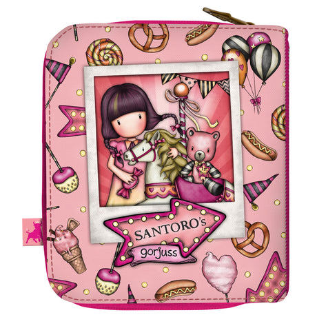 Carteira Gorjuss Carousel Salmão (10 x 12 x 3 cm) - EcoNest