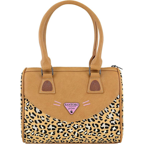 Bolso de mão Gorjuss Leopardo (28 x 22 x 13 cm) - EcoNest