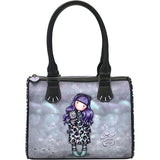 Bolso de mão Gorjuss Smitten kitten Preto Branco (28 x 22 x 13 cm) - EcoNest