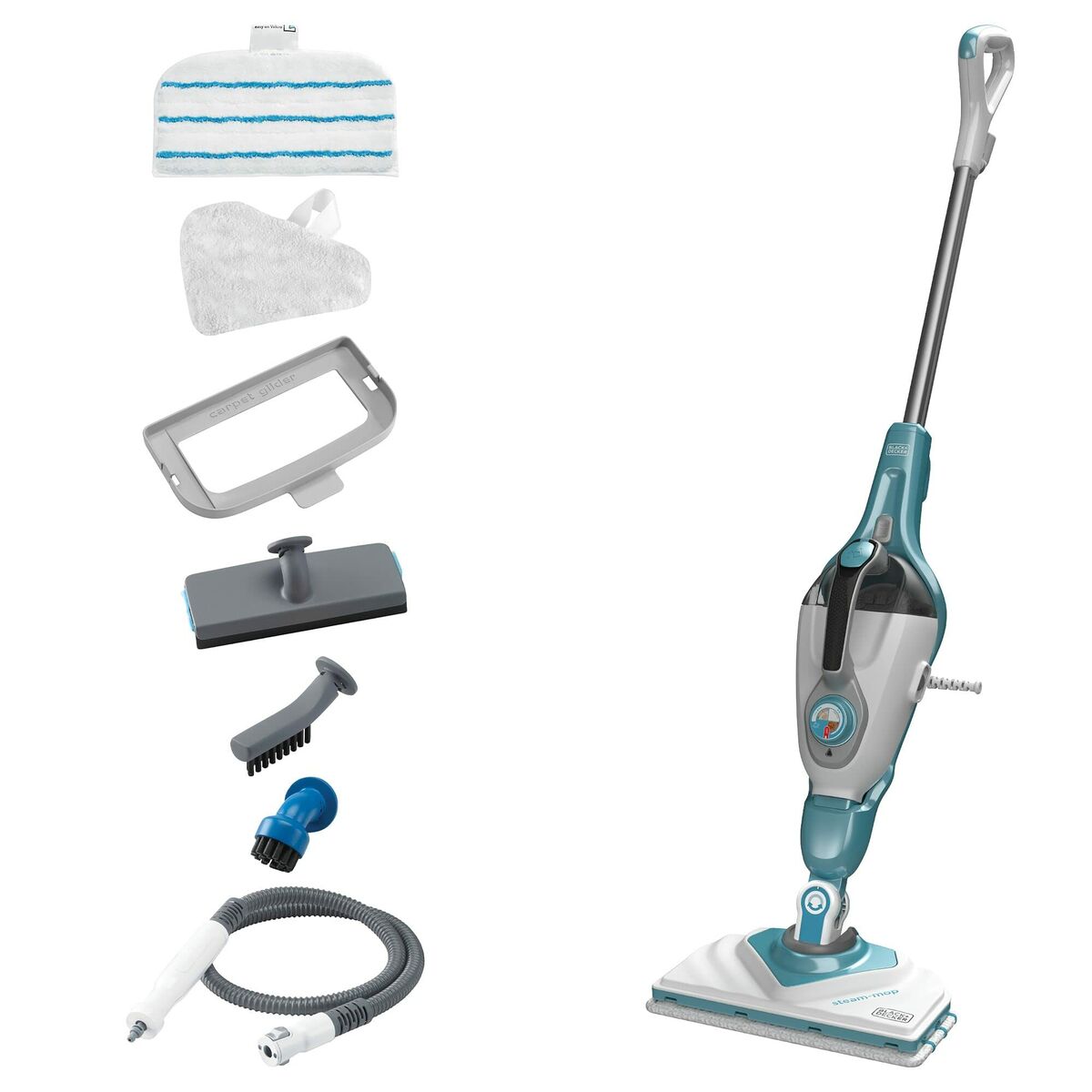 Aspirador Black & Decker Steam-Mop 500 ml 1600 W - EcoNest