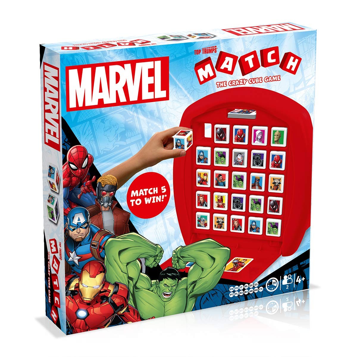 Jogo de Mesa Marvel Match - EcoNest