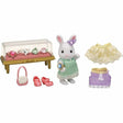 Playset Sylvanian Families The Snow Bunny Fashion Suitcase and Big Sister - EcoNest