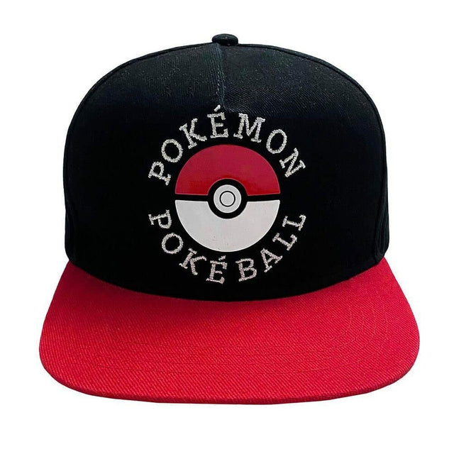 Boné Unissexo Pokémon Trainer 58 cm Preto Vermelho Tamanho único - EcoNest