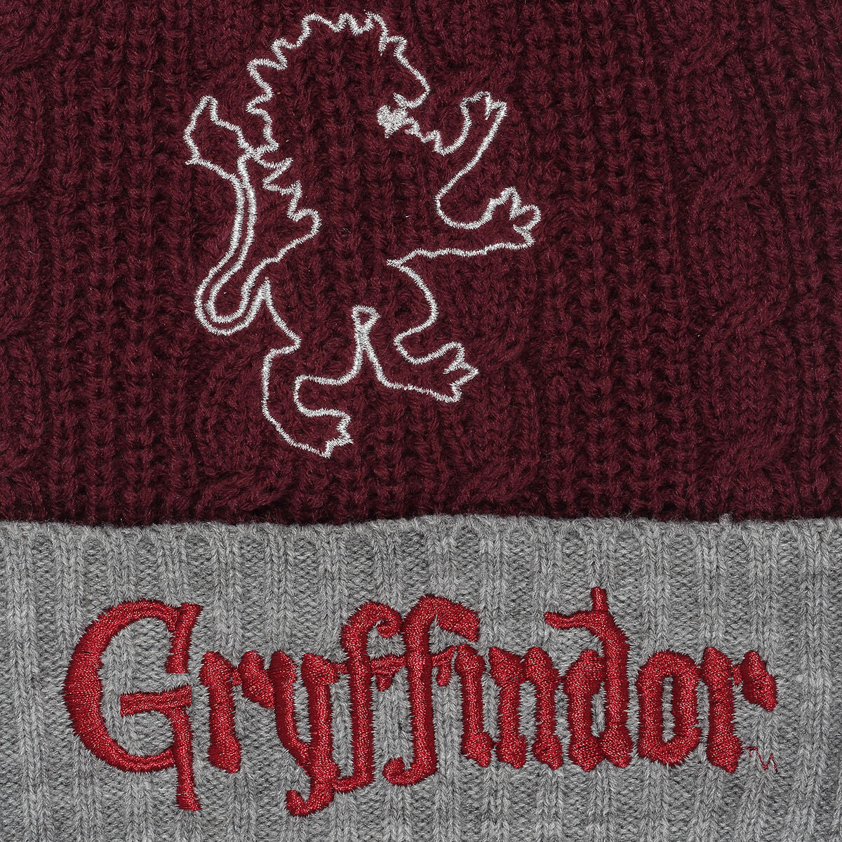 Chapéu Harry Potter Gryffindor House Fur Pom Castanho-avermelhado - EcoNest