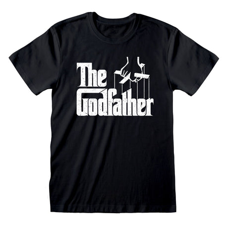 Camisola de Manga Curta The Godfather Logo Preto Unissexo - EcoNest