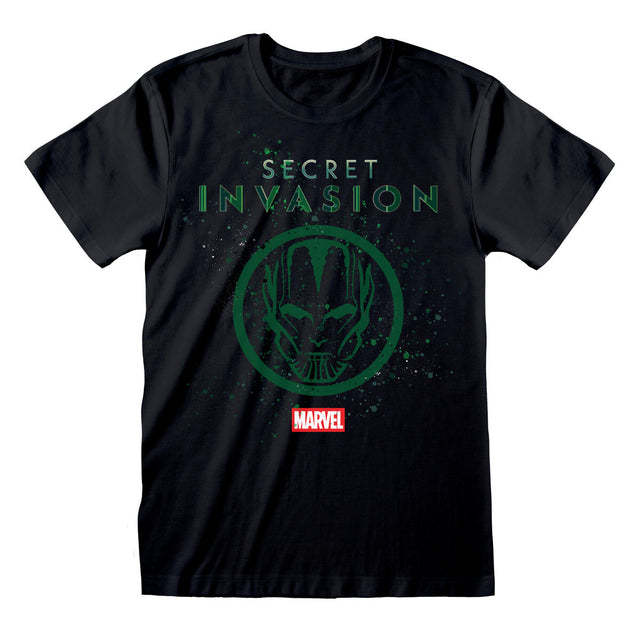 Camisola de Manga Curta Marvel Logo Icon Preto Unissexo - EcoNest