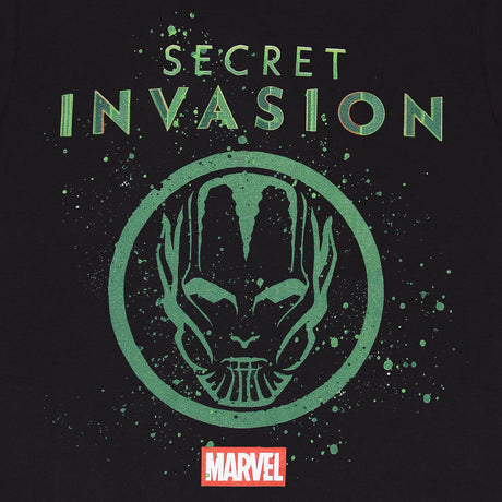 Camisola de Manga Curta Marvel Logo Icon Preto Unissexo - EcoNest