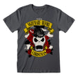 Camisola de Manga Curta The Nightmare Before Christmas Top Hat Jack Grafite Unissexo - EcoNest