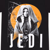 Camisola de Manga Curta Star Wars Jedi Preto Unissexo - EcoNest