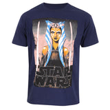 Camisola de Manga Curta Star Wars White Blades Azul Unissexo - EcoNest