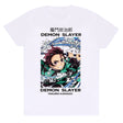 Camisola de Manga Curta Demon Slayer Whirlpool Branco Unissexo - EcoNest