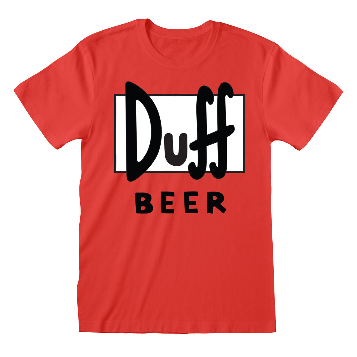 Camisola de Manga Curta The Simpsons Duff Unissexo - EcoNest