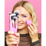 Conjunto de Pincéis de Maquilhagem Revolution Make Up The Brush Edit Cor de Rosa 8 Peças - EcoNest